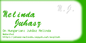 melinda juhasz business card